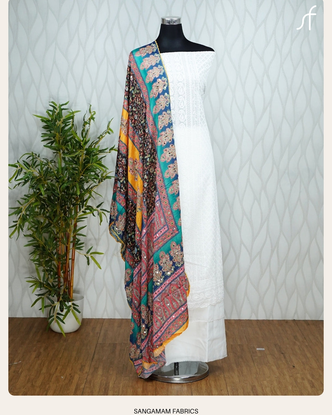 GEORGETTE SCHIFFLI WORK SALWAR SUIT
