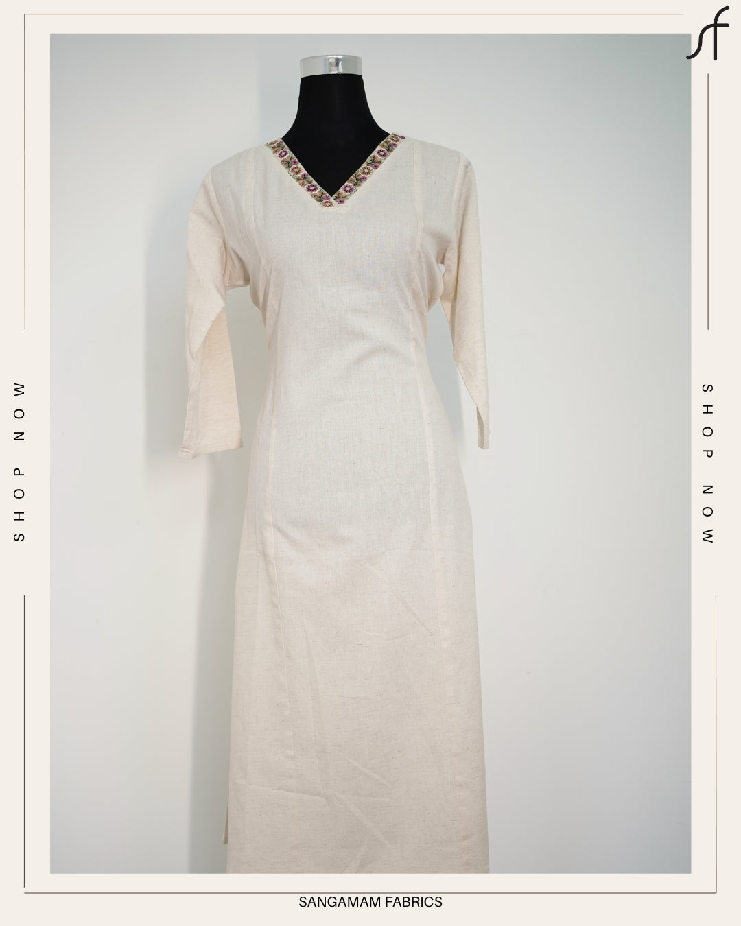 PANEL CUT ALINE DRESS
