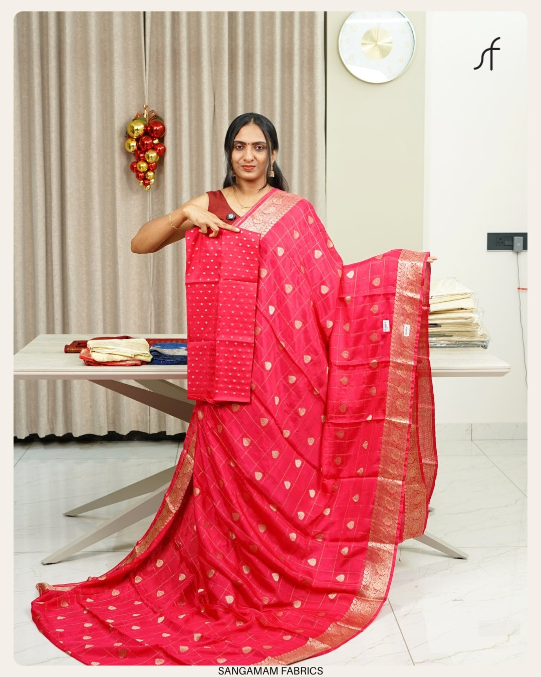 VISCOSE GEORGETTE BANARASI SAREE