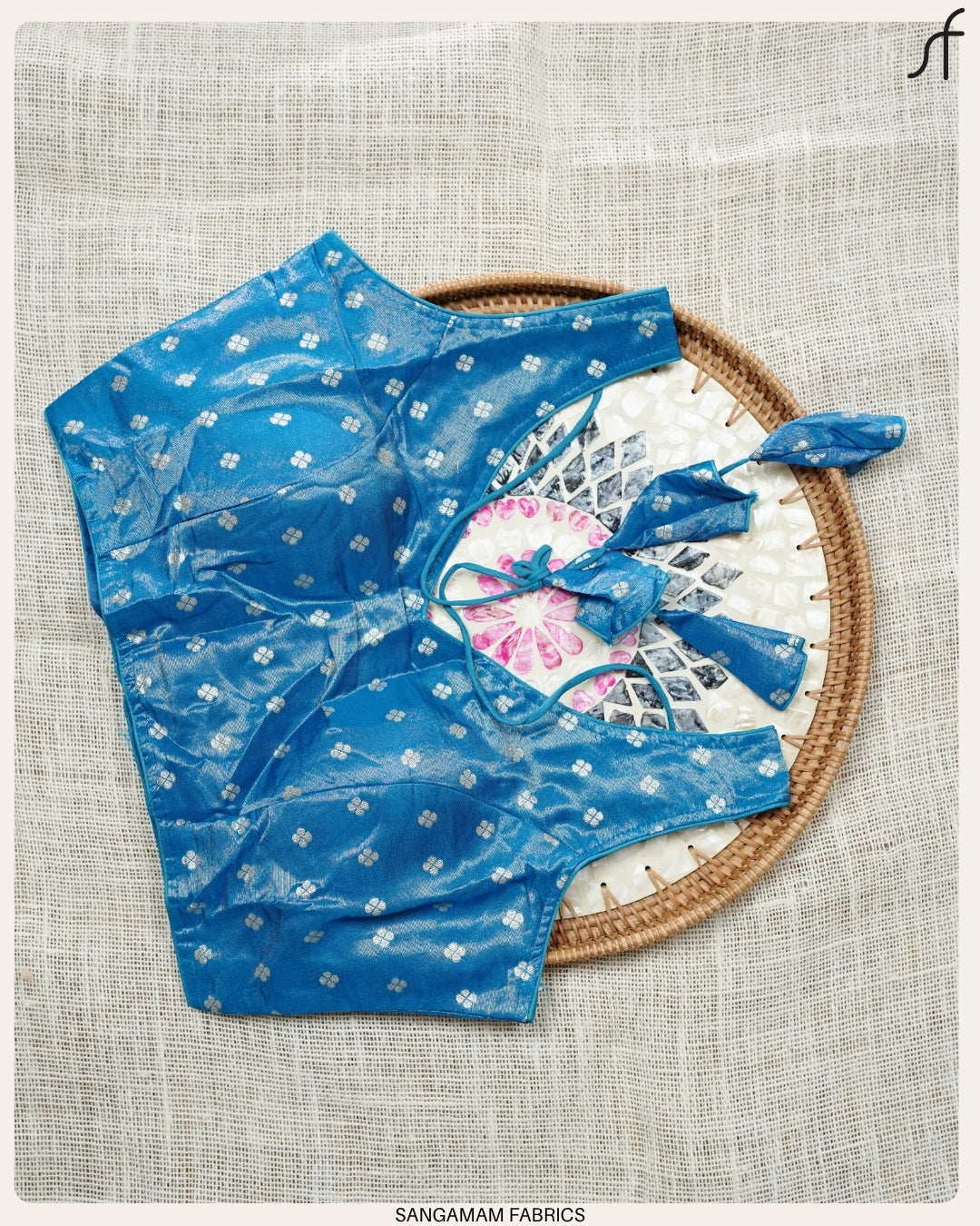 BANARASI BUTTA WOVEN TISSUE BLOUSE