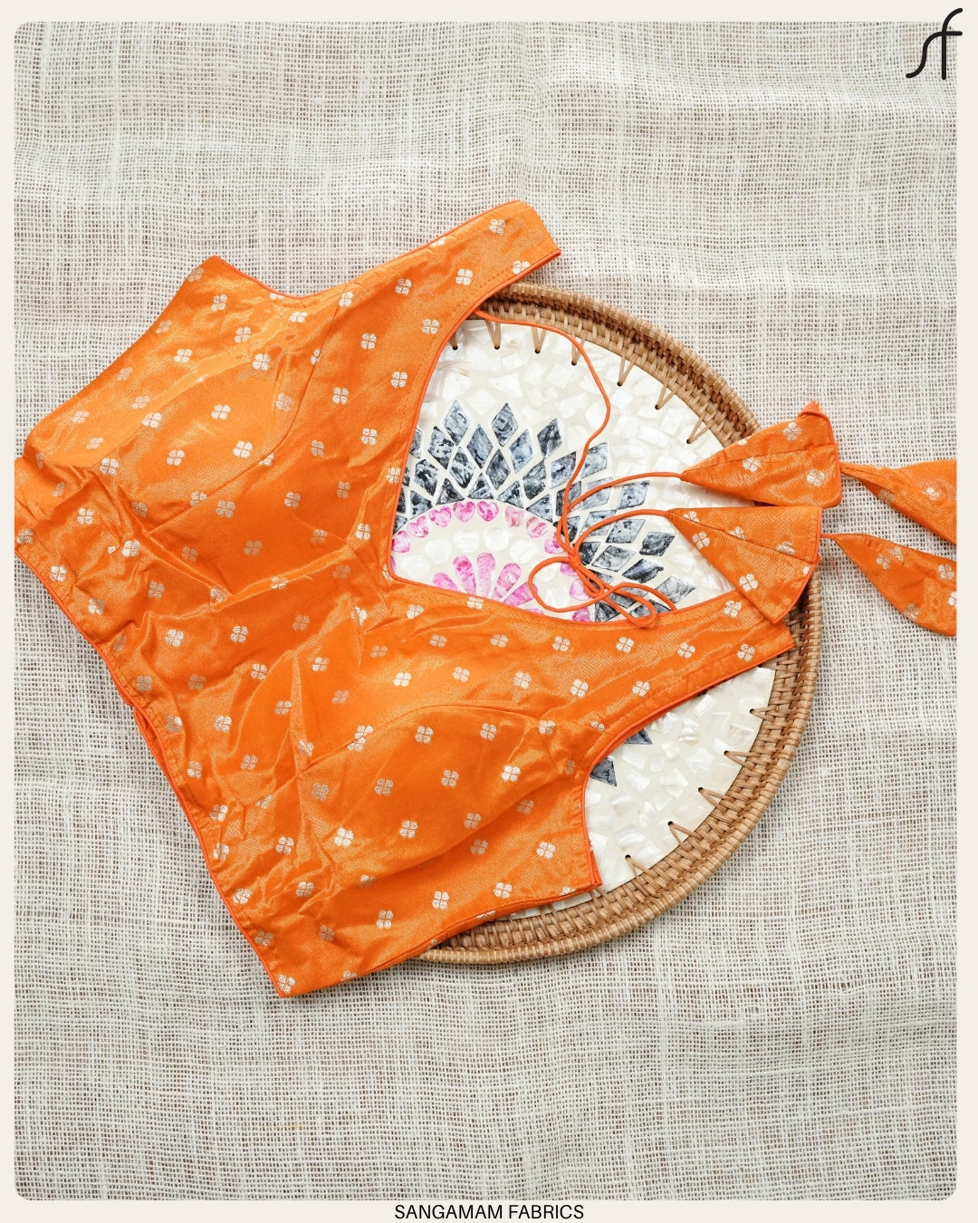 Banarasi Butta Woven Tissue Blouse