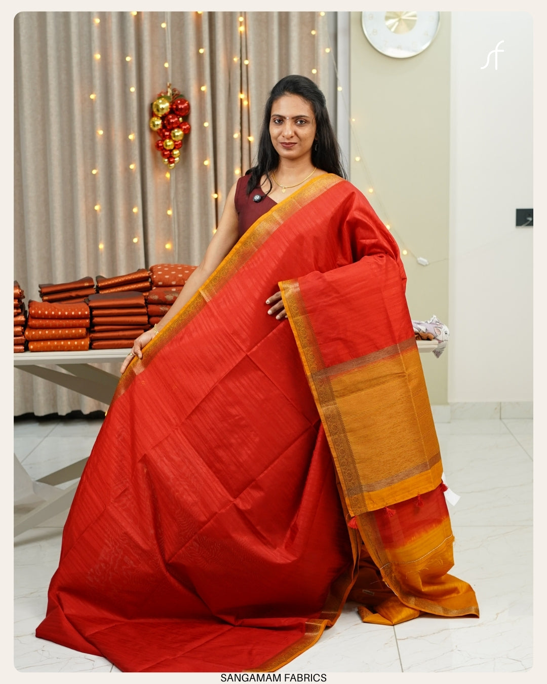 SEMI TUSSAR SILK BANARASI SAREE