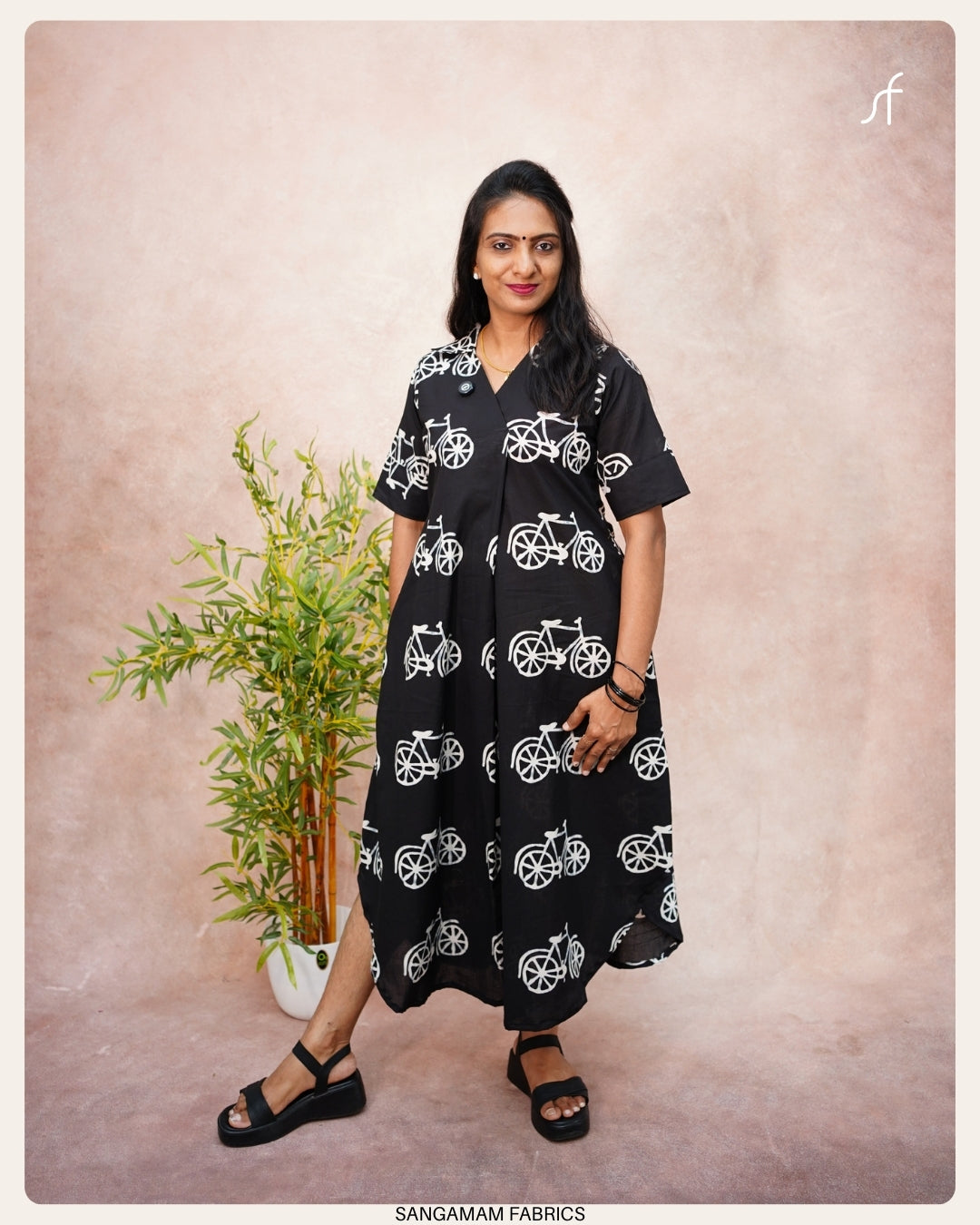 CYCLE PRINTED COTTON DRESS