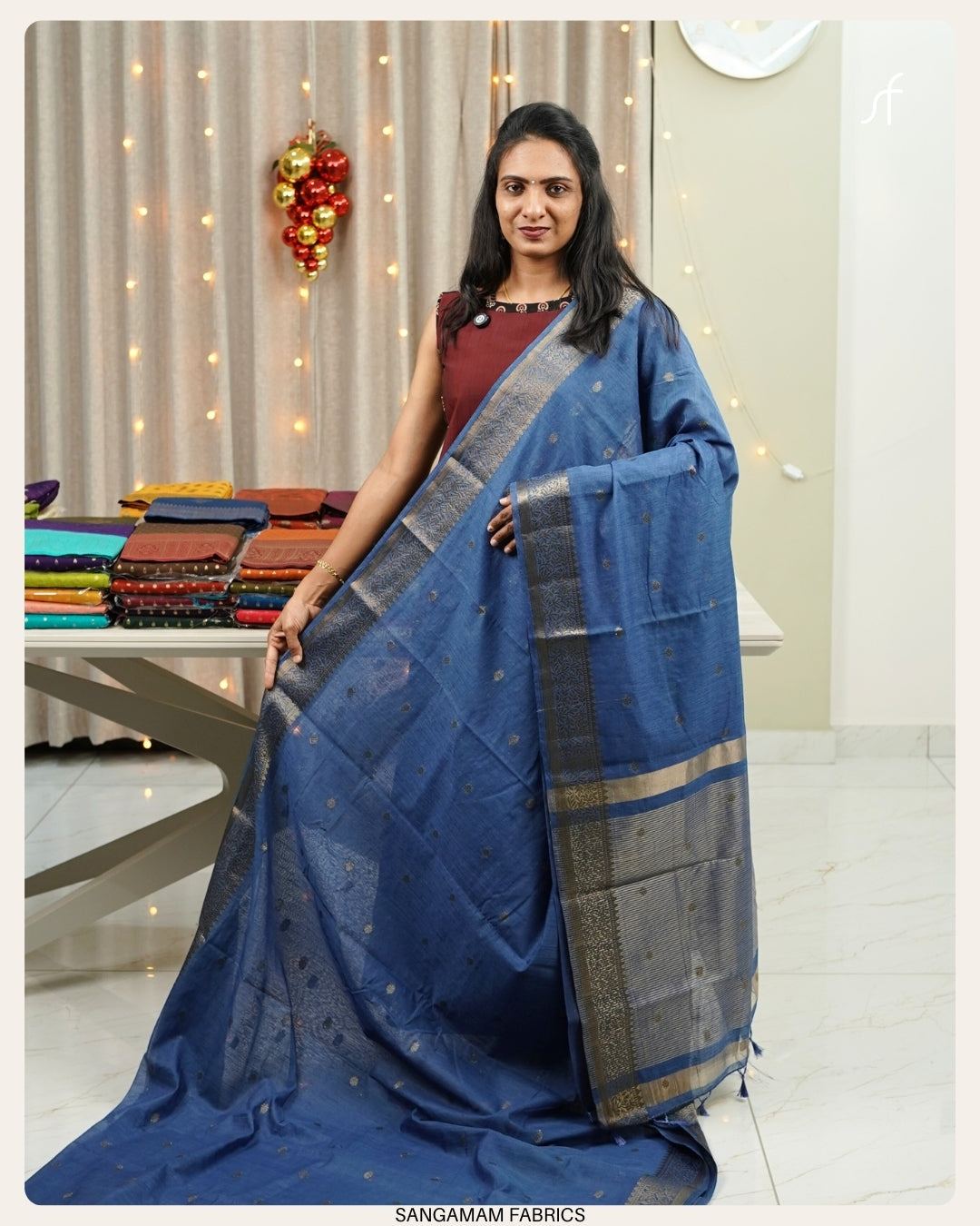 SEMI JUTE BANARASI SAREE