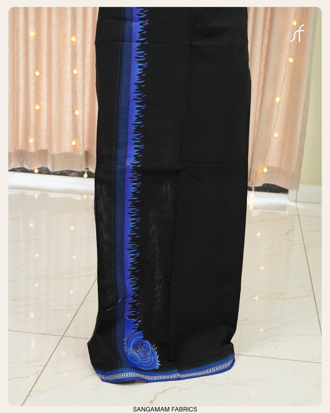 COTTON BLACK SINGLE MUNDU
