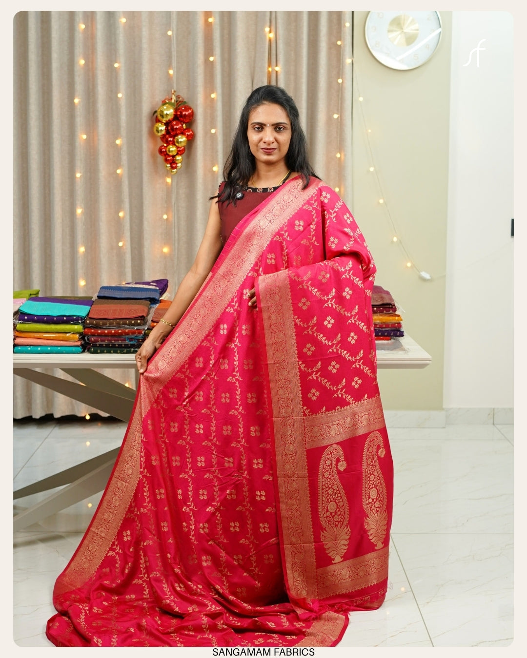 ITALIAN SILK BANARASI SAREE
