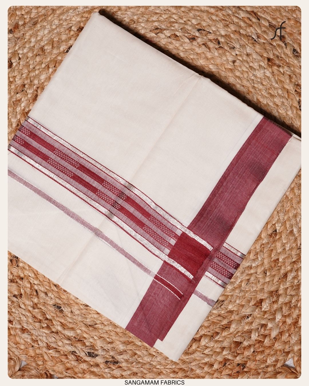 SILVER STRIPE COTTON MUNDU