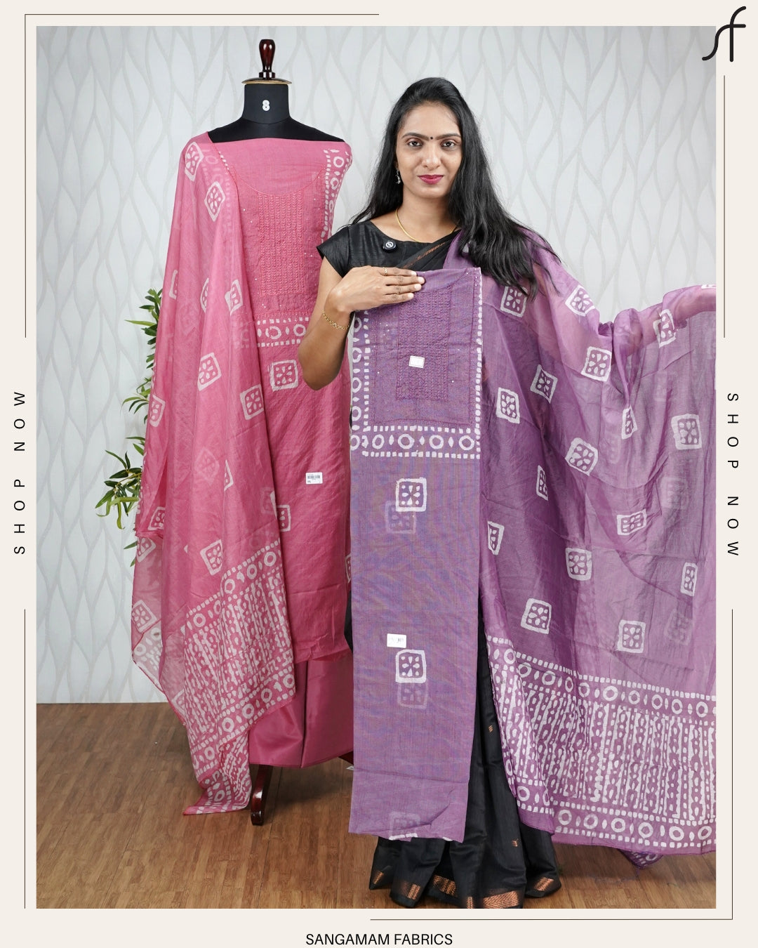 BATIK PRINTED COTTAN DORI SALWAR SUIT