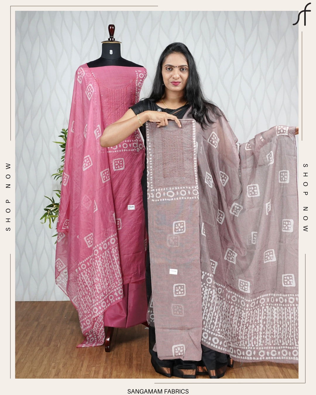 BATIK PRINTED COTTAN DORI SALWAR SUIT