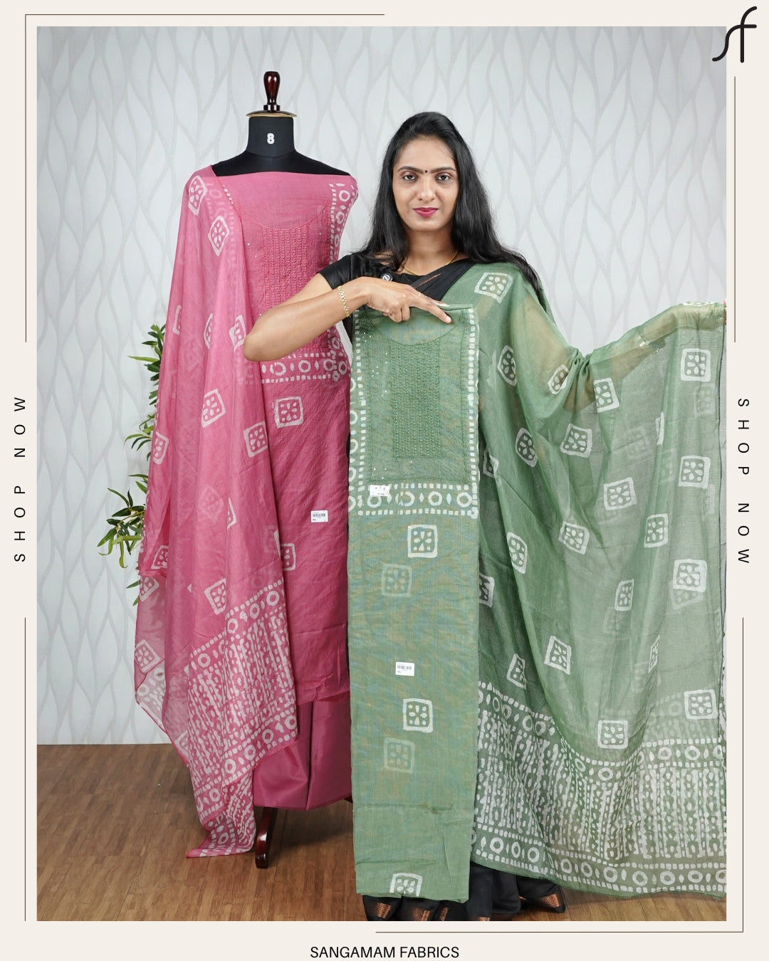 BATIK PRINTED COTTAN DORI SALWAR SUIT