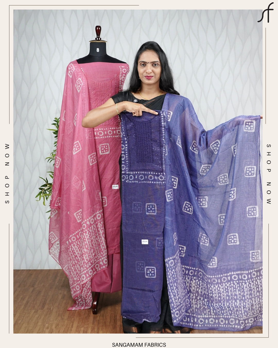 BATIK PRINTED COTTAN DORI SALWAR SUIT