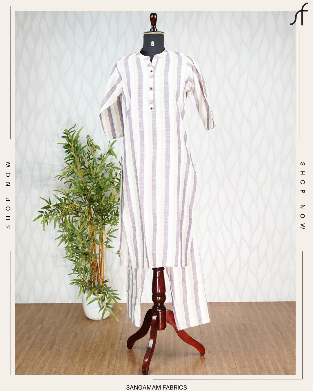 KHADI COTTON CO-ORD SET
