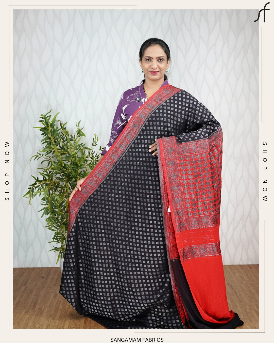 GEORGETTE BANARASAI SAREE