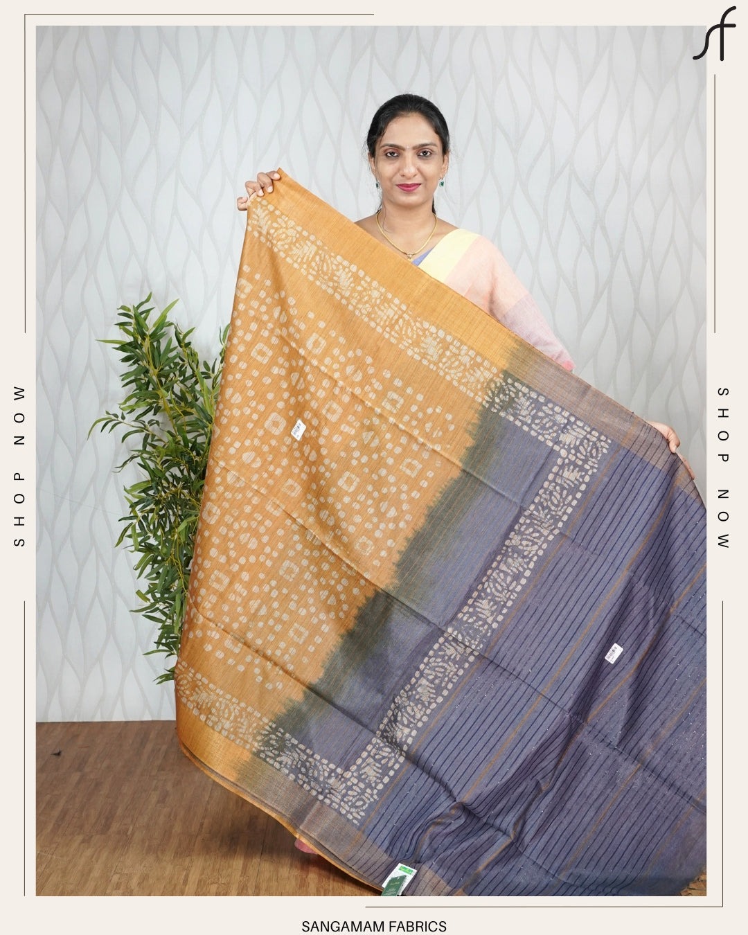SEMI TUSSAR SILK SAREE