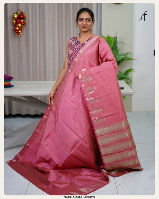 SEMI TUSSAR SILK SAREE