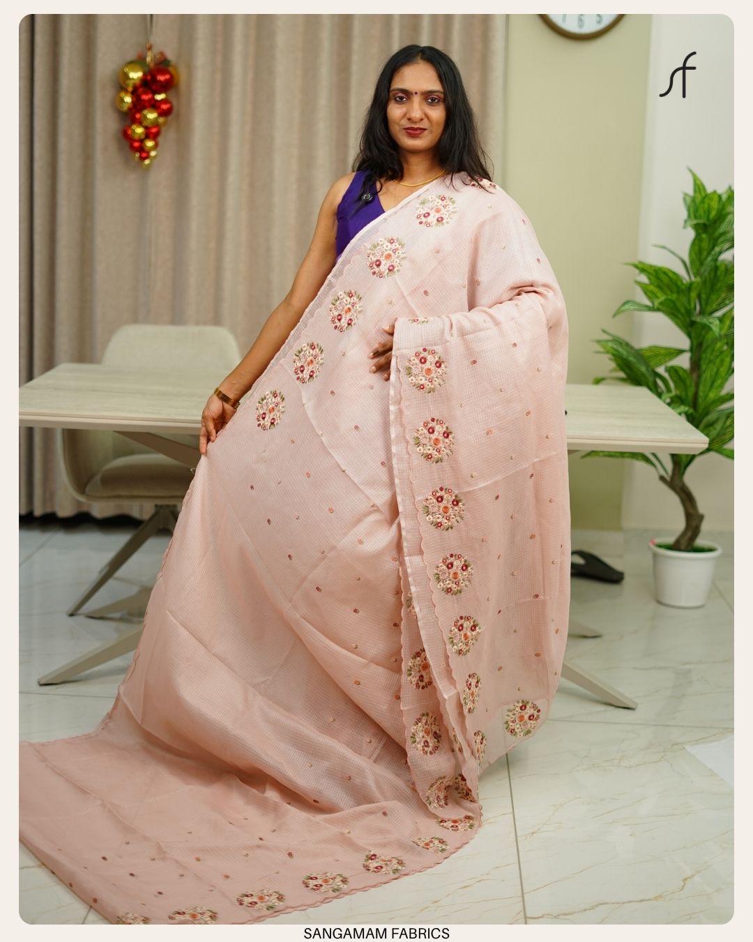 NET COTTA SAREE