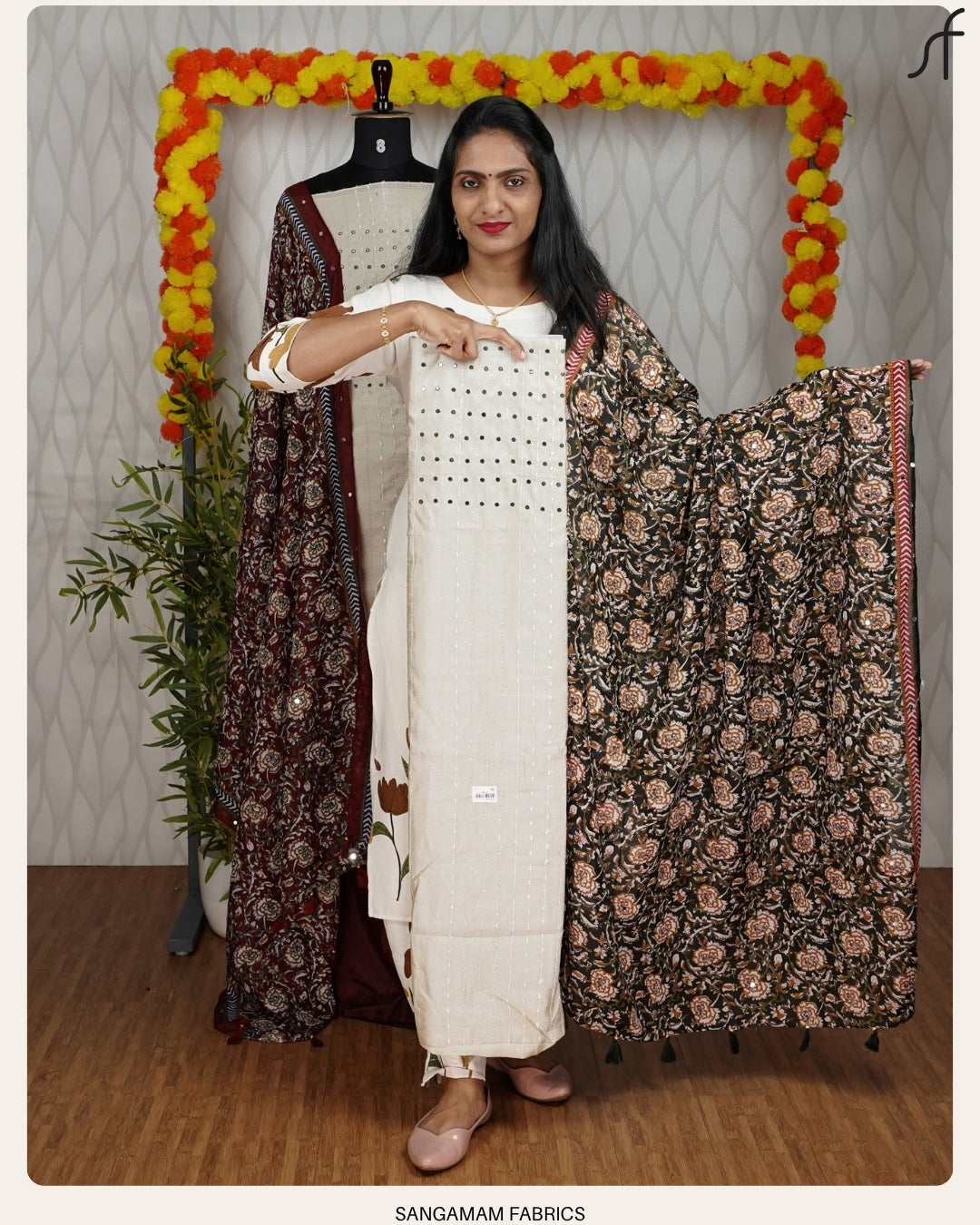 FLARE VICHITRA SILK SALWAR SUIT
