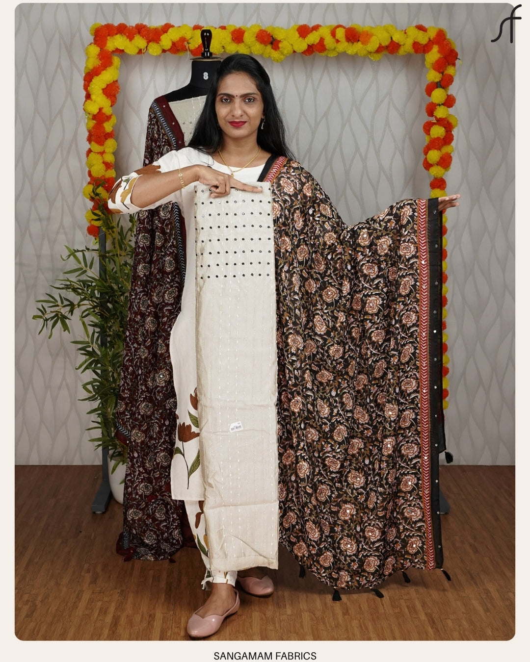 FLARE VICHITRA SILK SALWAR SUIT
