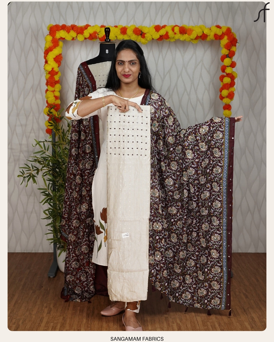 FLARE VICHITRA SILK SALWAR SUIT