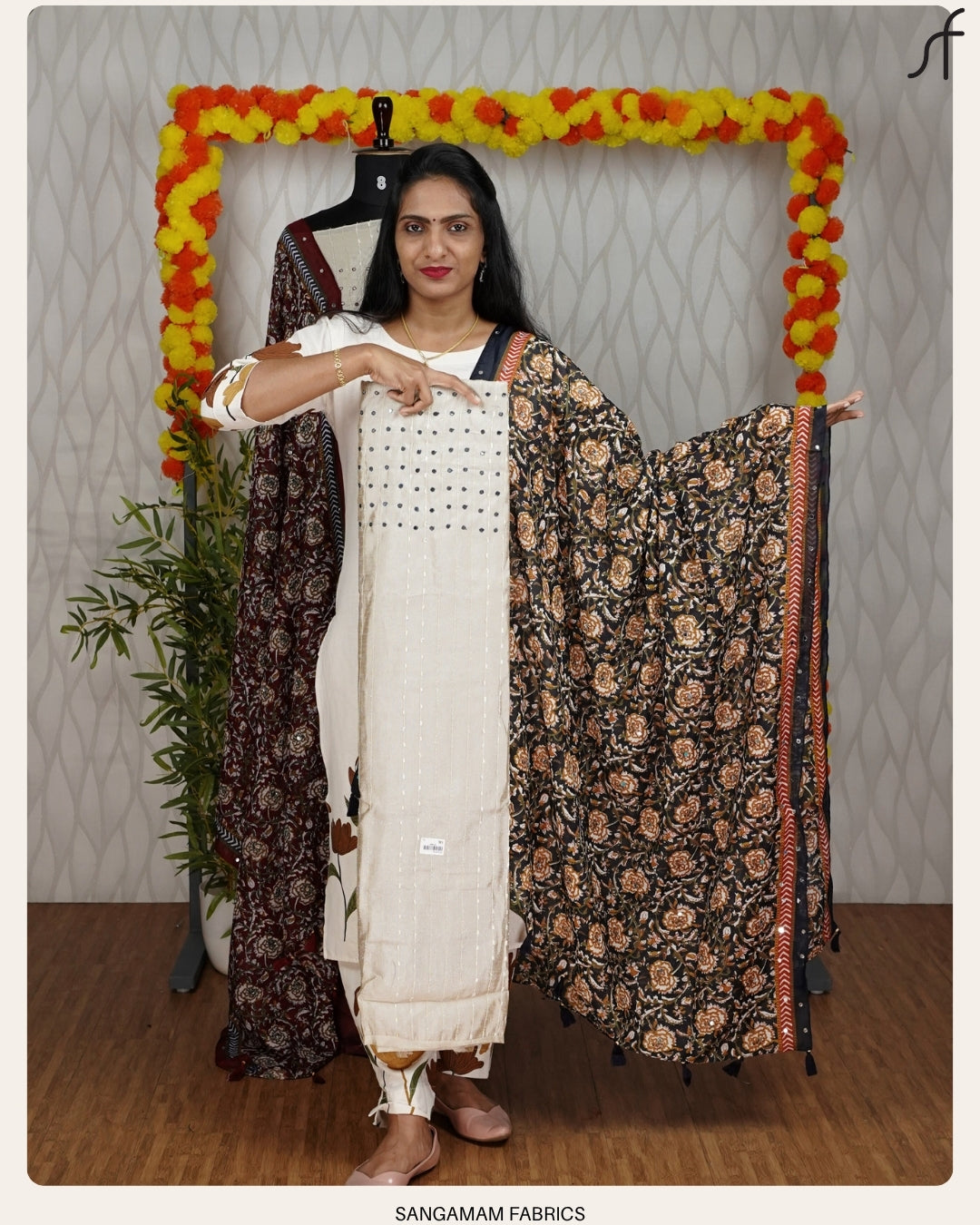 FLARE VICHITRA SILK SALWAR SUIT