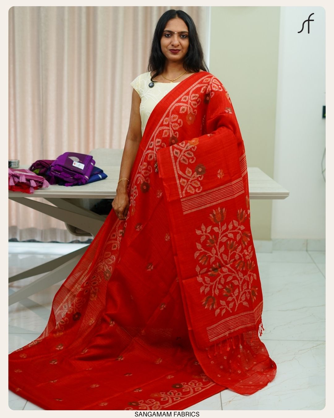 SEMI JUTE SAREE