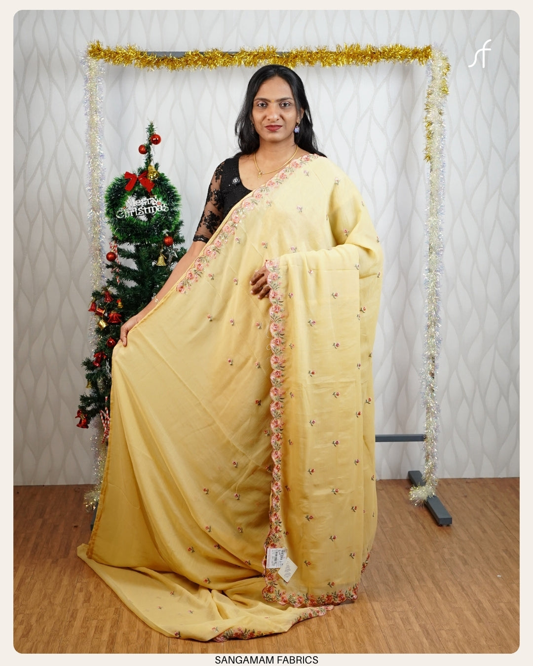 CREPE SILK PARTY WEAR SAREE