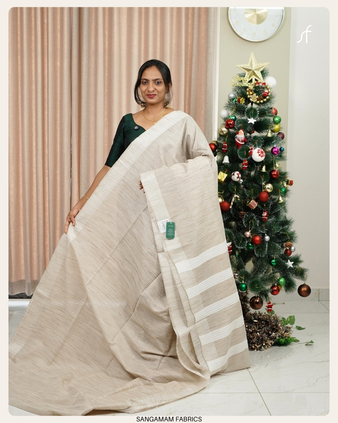 SEMI TUSSAR SILK SAREE