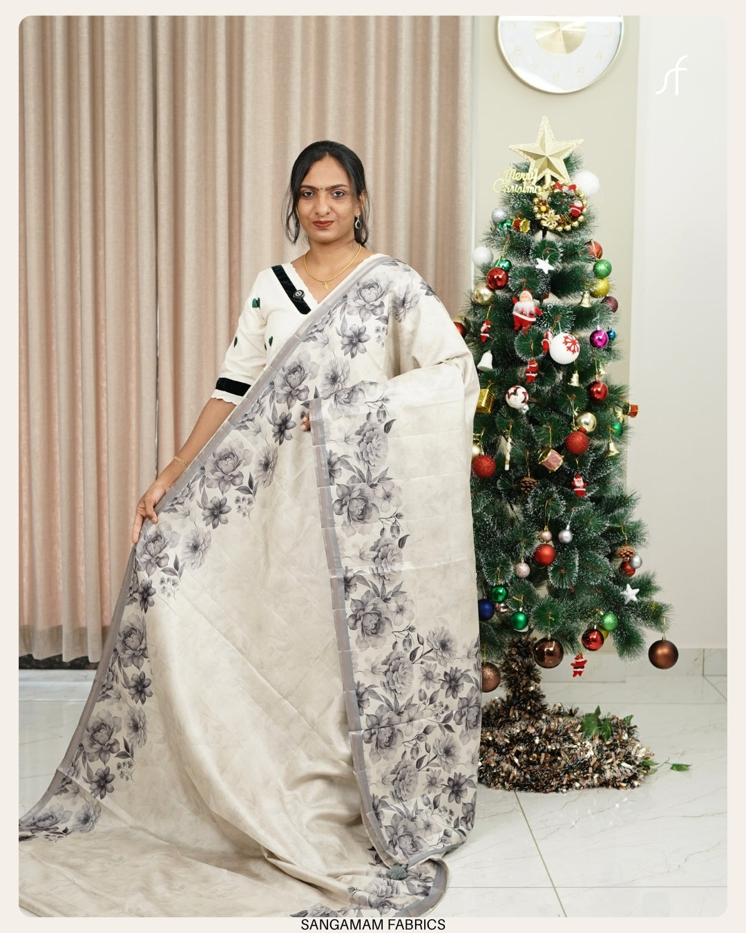 SEMI TUSSAR SILK SAREE