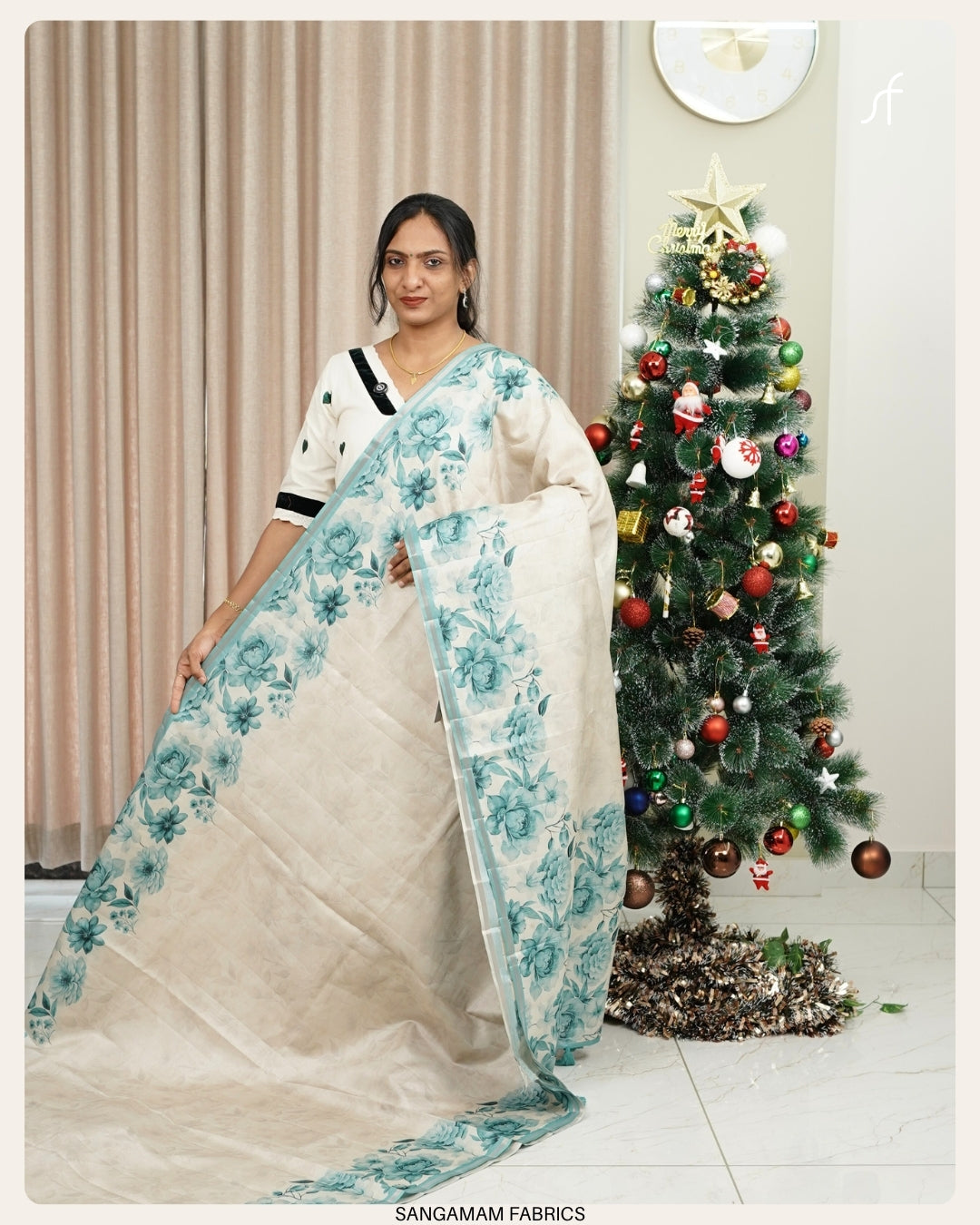 SEMI TUSSAR SILK SAREE