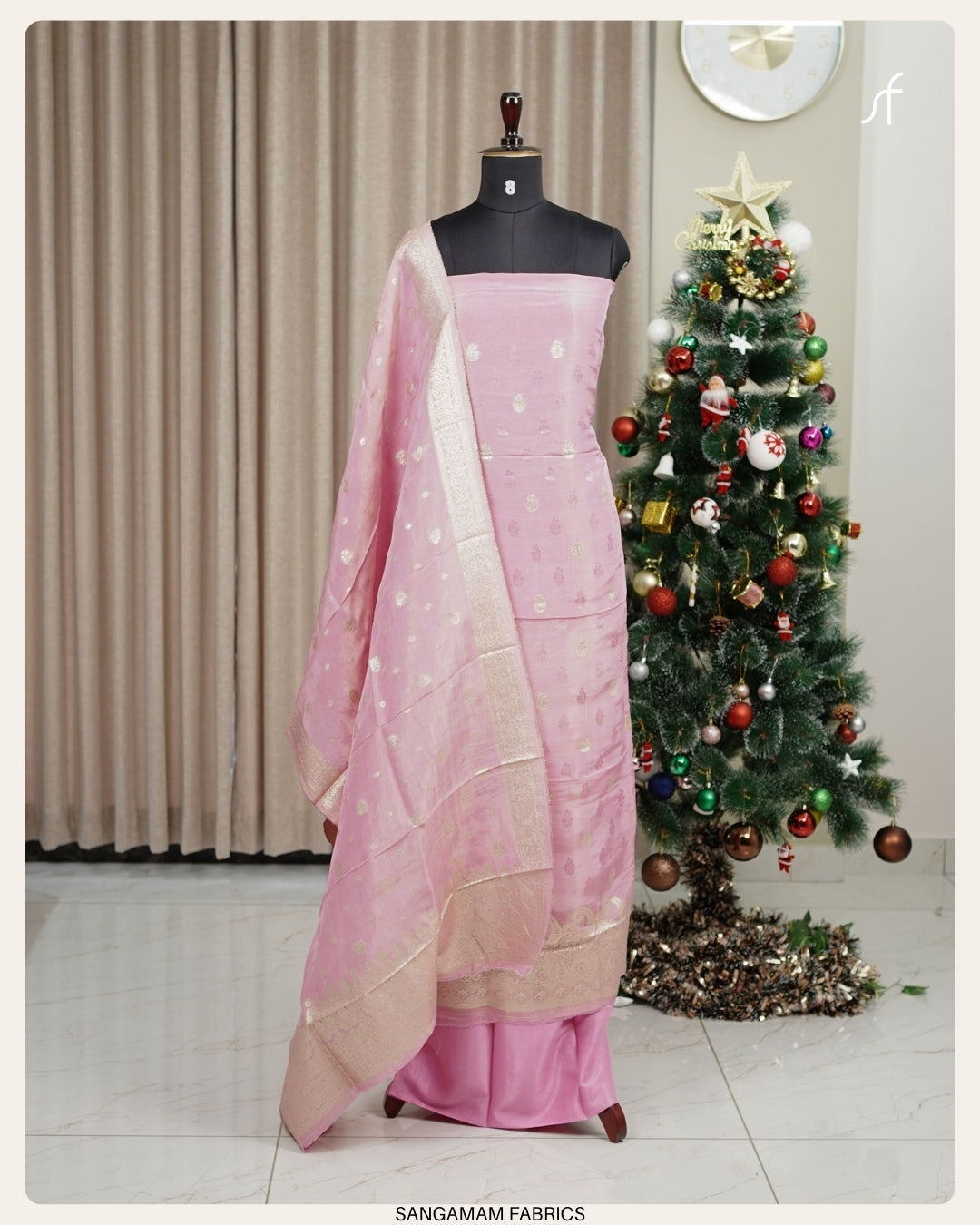 SEMI BANARASI SALWAR SUIT
