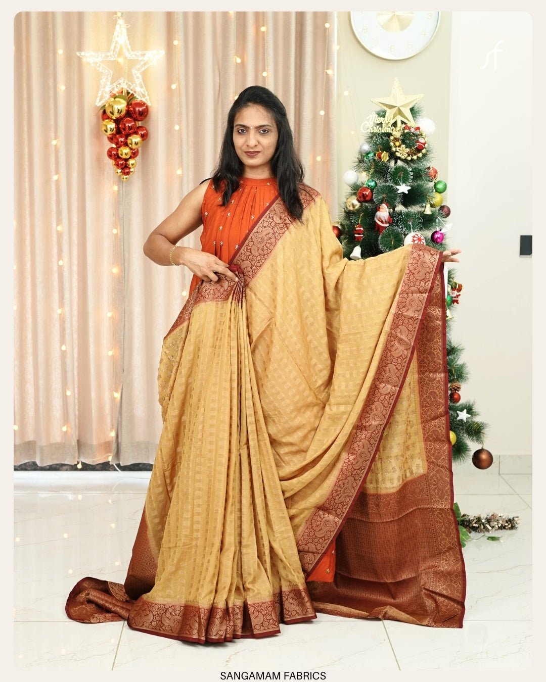 SEMI GEORGETTE BANARASI SAREE