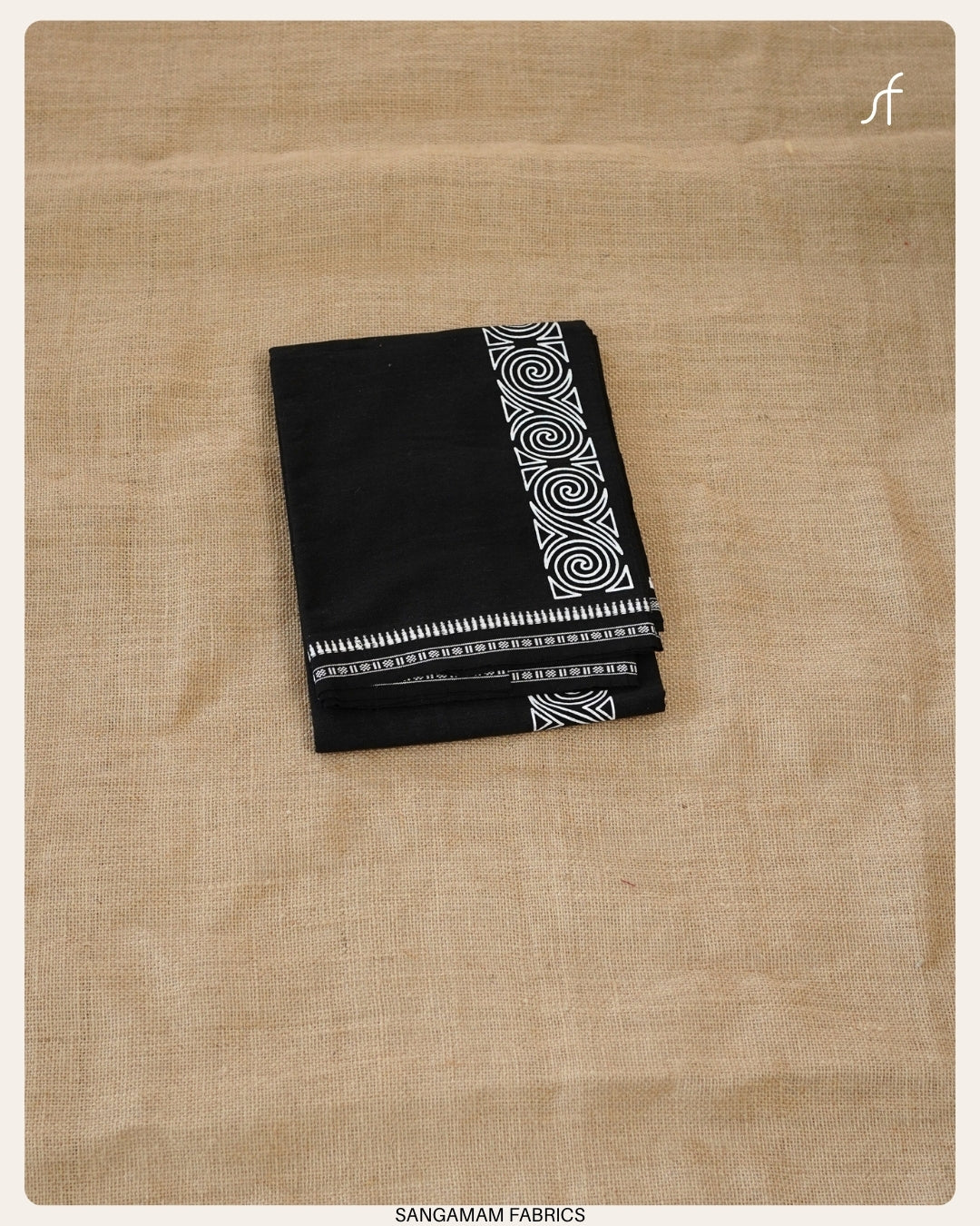 COTTON BLACK SINGLE MUNDU
