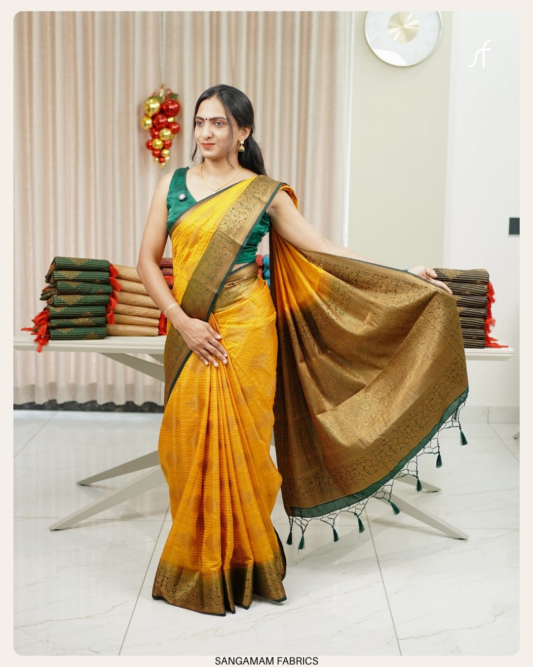SEMI GEORGETTE BANARASI SAREE