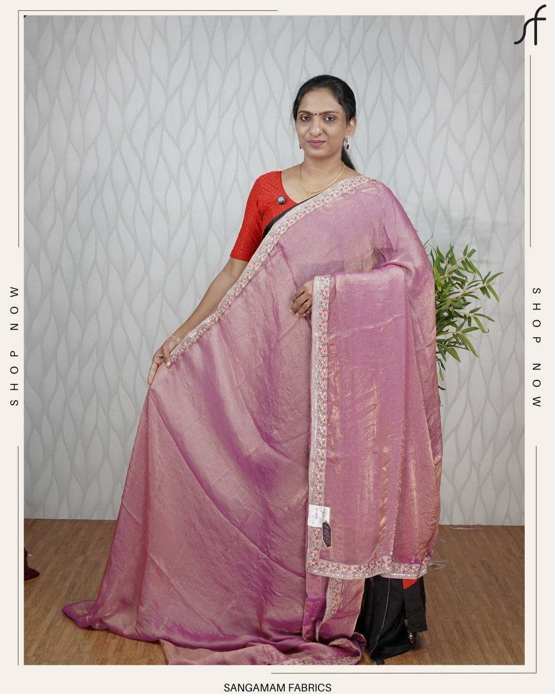 FENDI SILK DUAL TONE SAREE