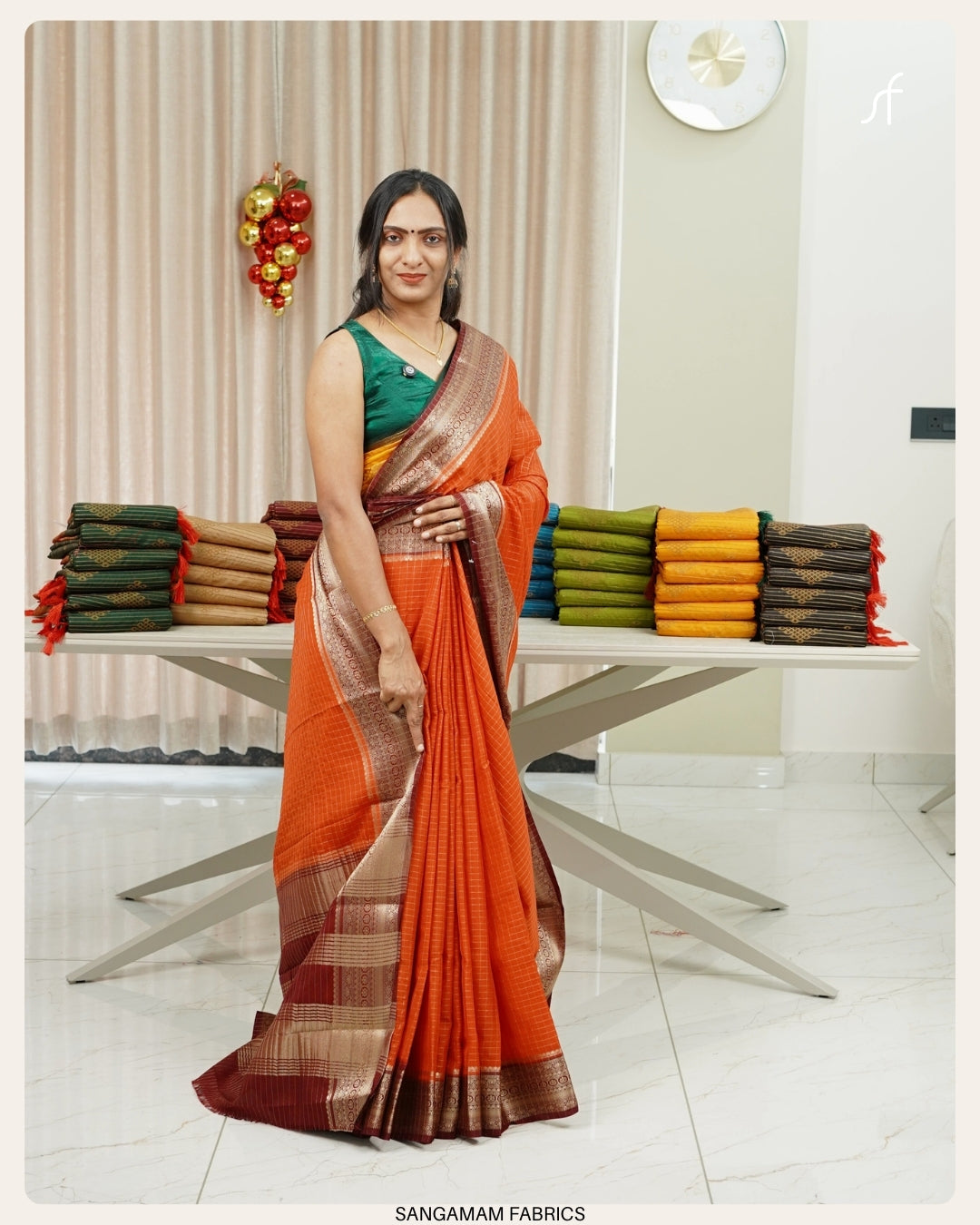 SEMI GEORGETTE BANARASI SAREE