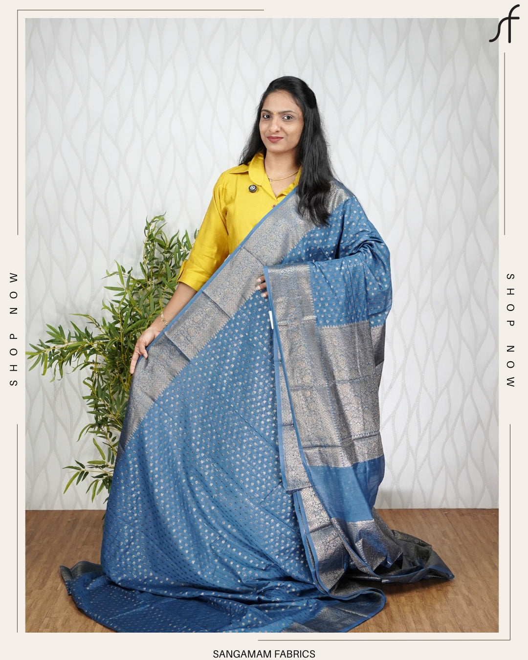 CHANDERI SILK BANARASI SAREE