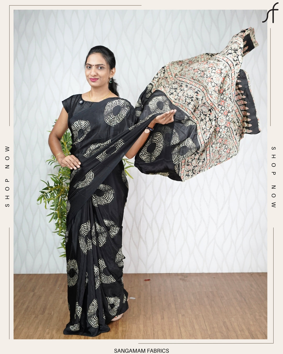 BANDHANI PRINTED SEMI MODAL SILK SARE