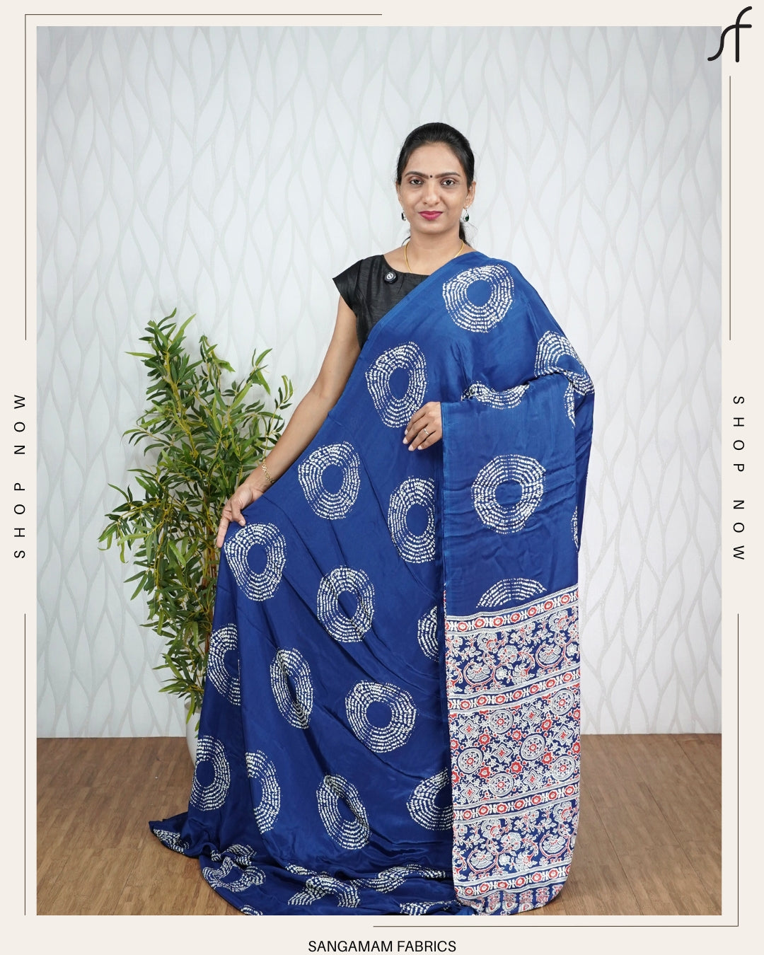 BANDHANI PRINTED SEMI MODAL SILK SARE