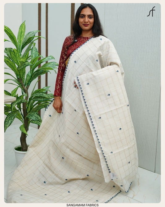 MULL CHANDERI SILK SAREE