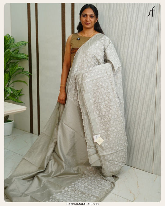 SEMI TUSSAR SILK SAREE