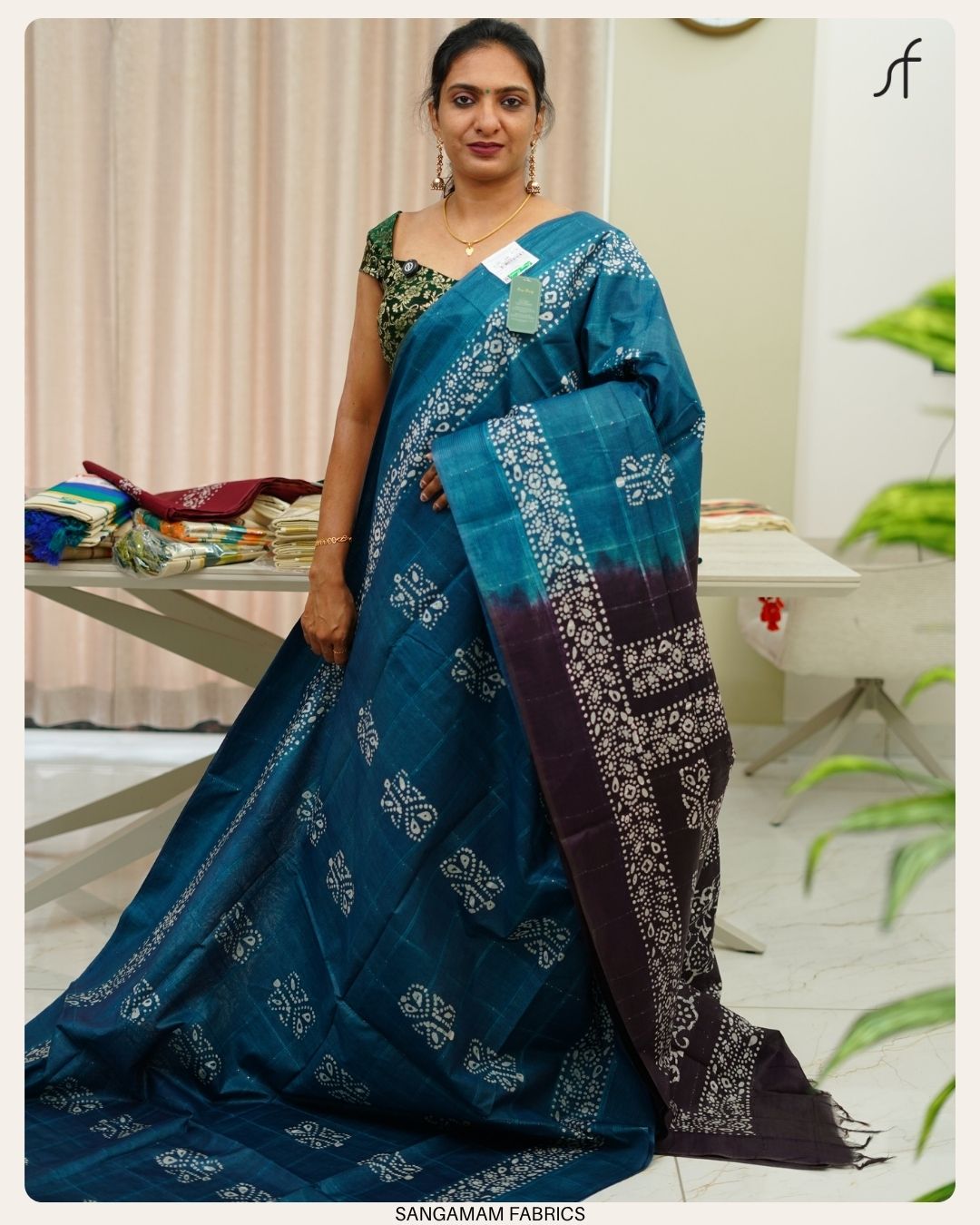 SEMI TUSSAR SILK SAREE