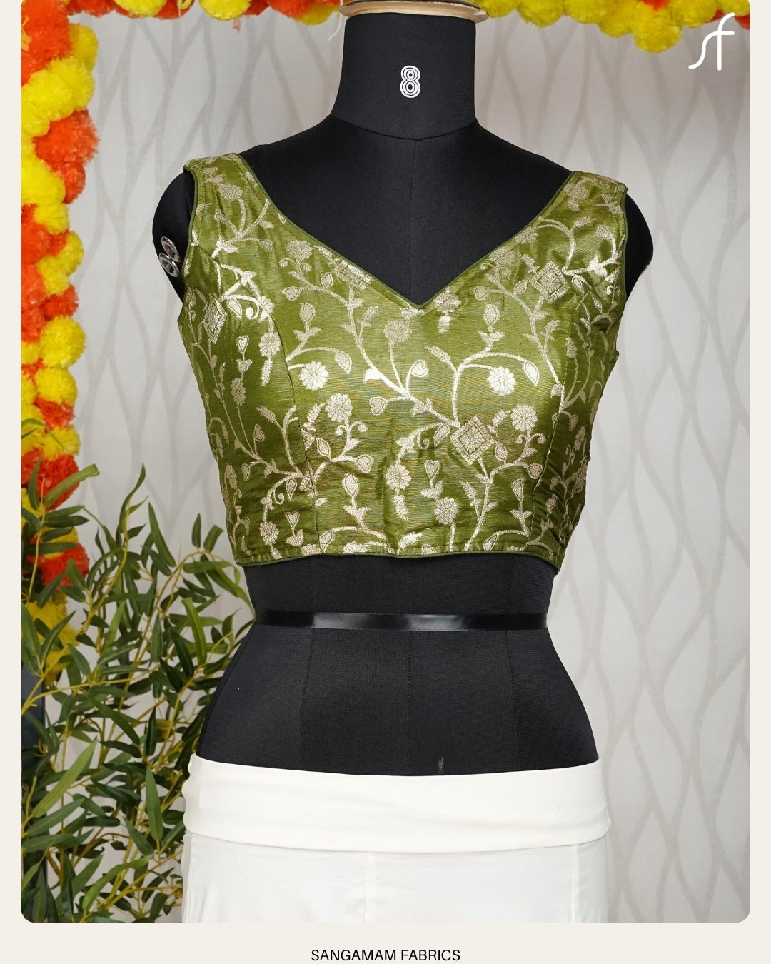 Banarasi Butta Woven Tissue Blouse