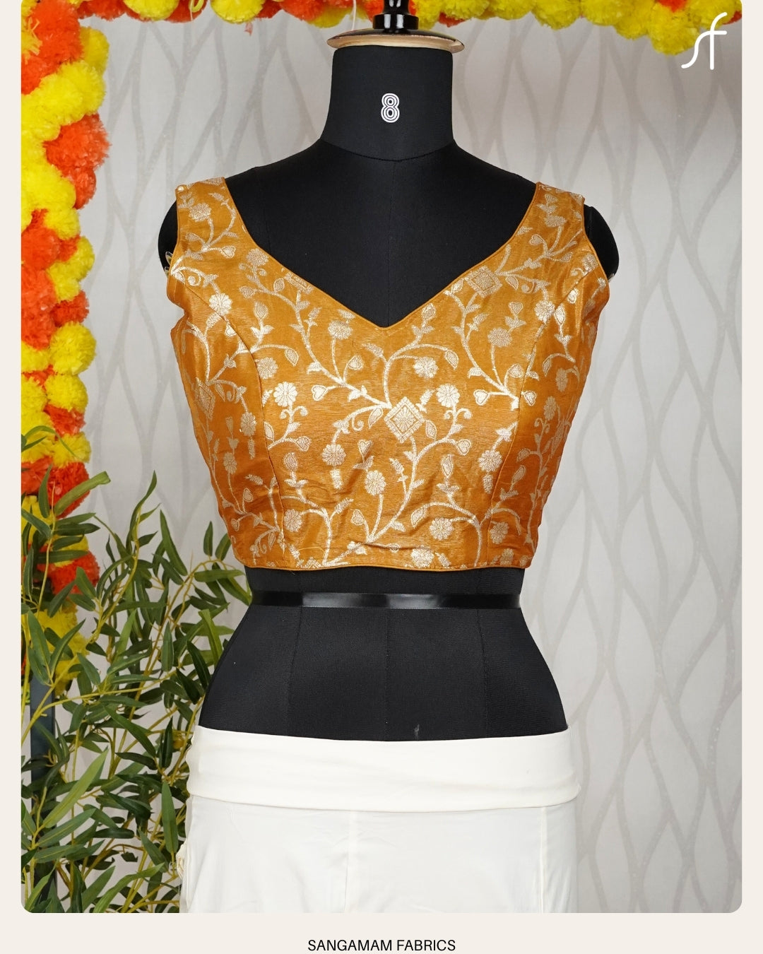 Banarasi Butta Woven Tissue Blouse