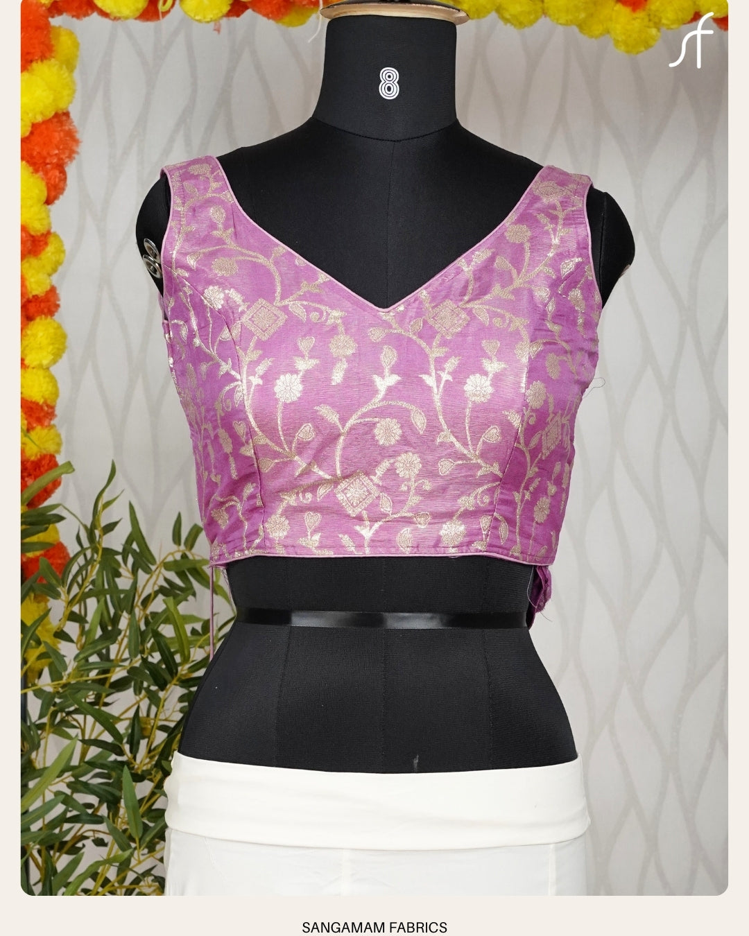 Banarasi Butta Woven Tissue Blouse