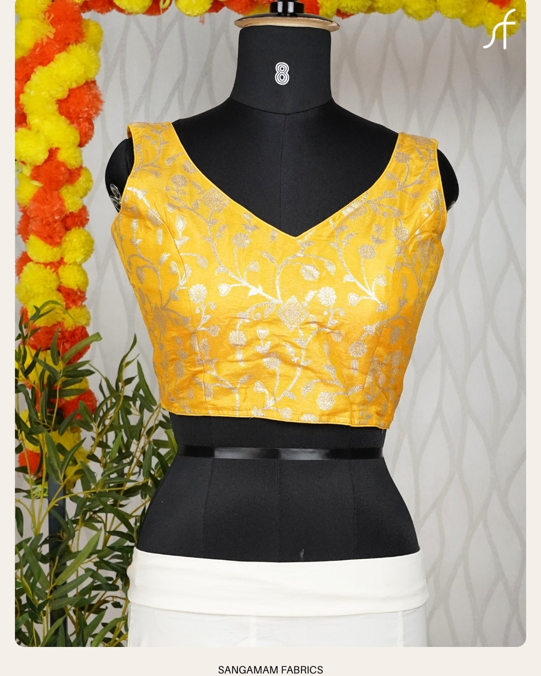 Banarasi Butta Woven Tissue Blouse
