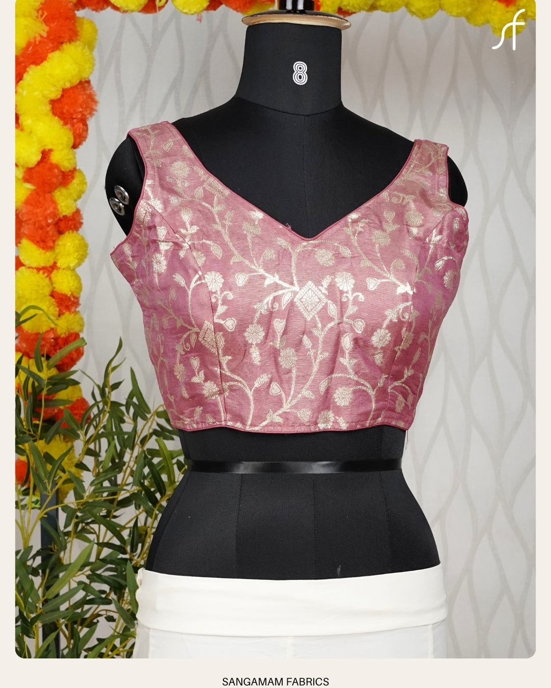 Banarasi Butta Woven Tissue Blouse