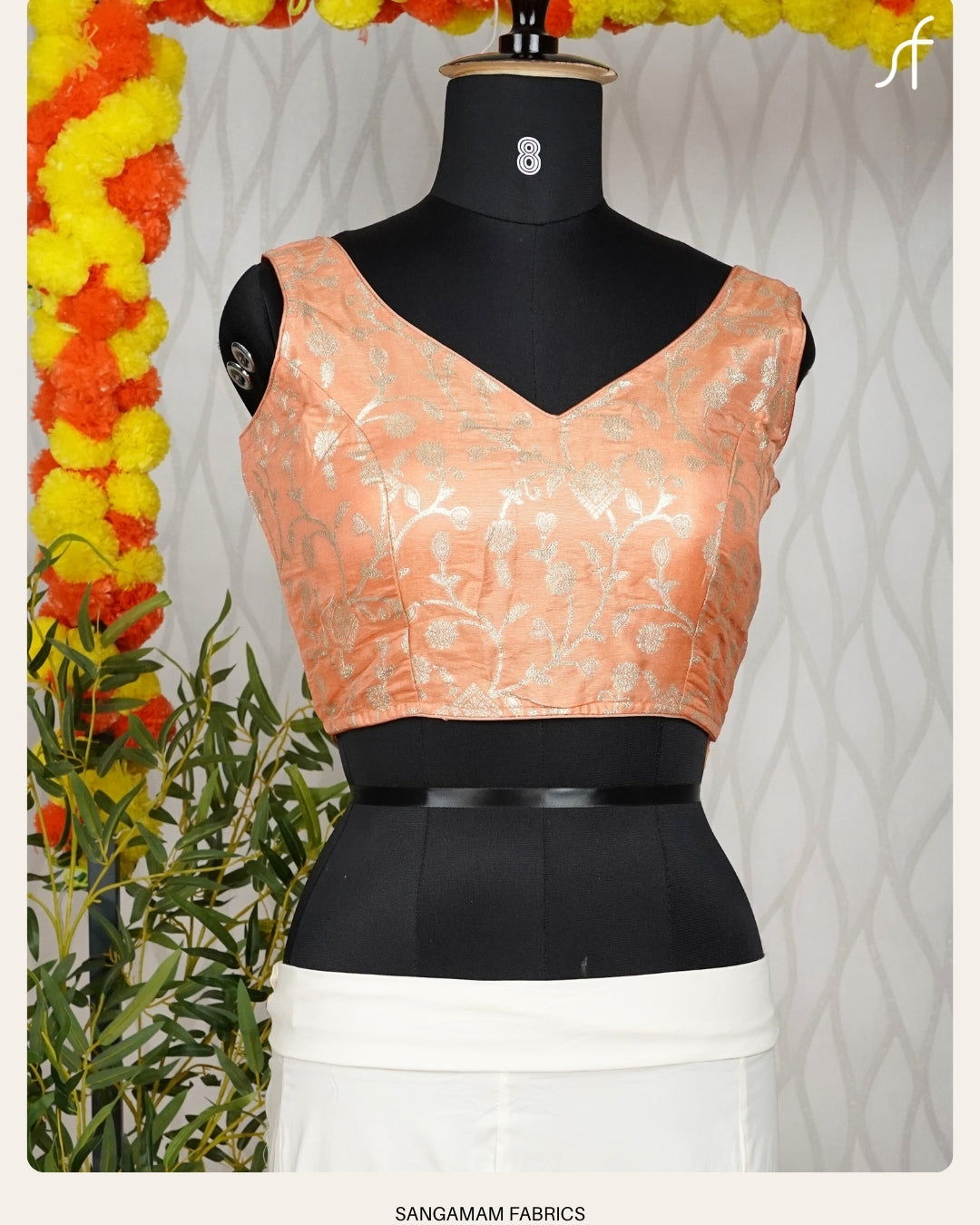 Banarasi Butta Woven Tissue Blouse
