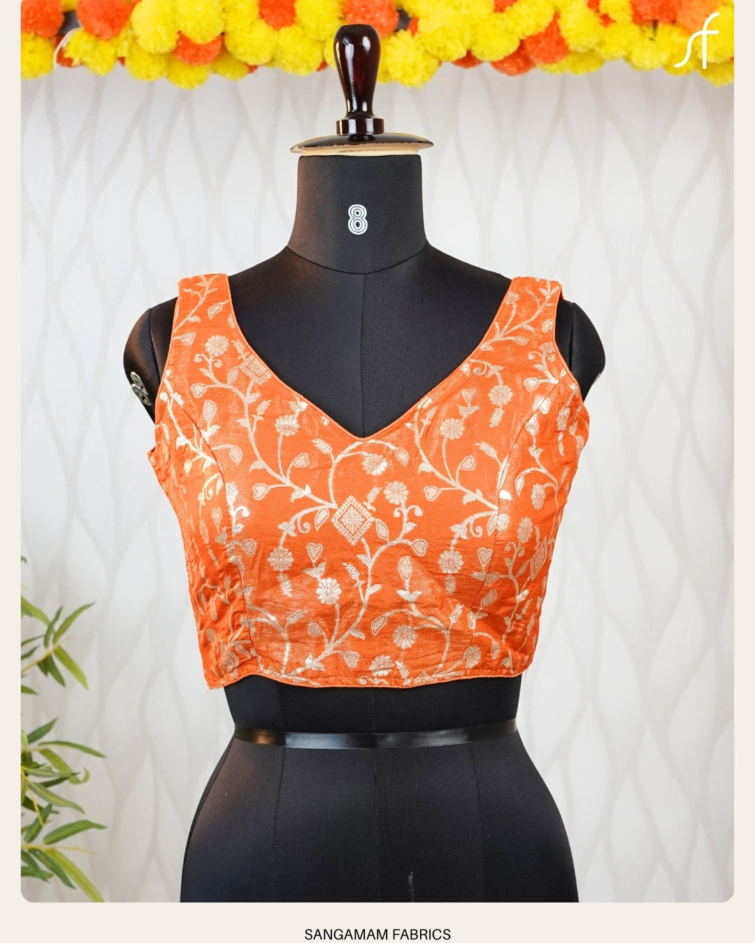 Banarasi Butta Woven Tissue Blouse