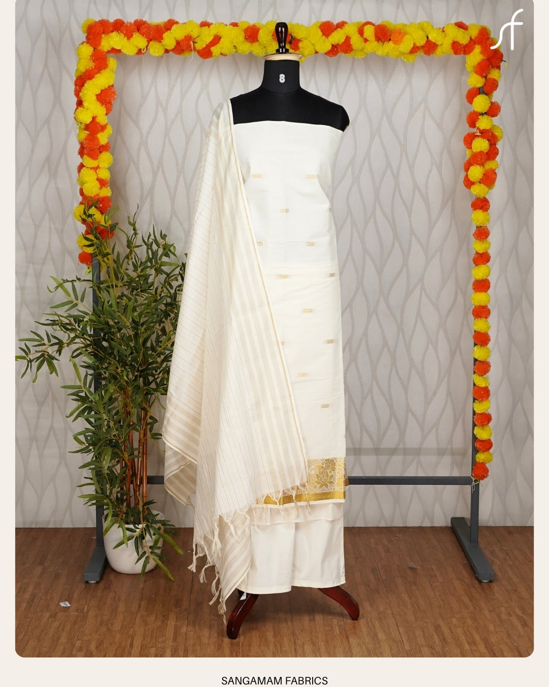 ONAM TRADITIONAL PATTERN SALWAR SUIT