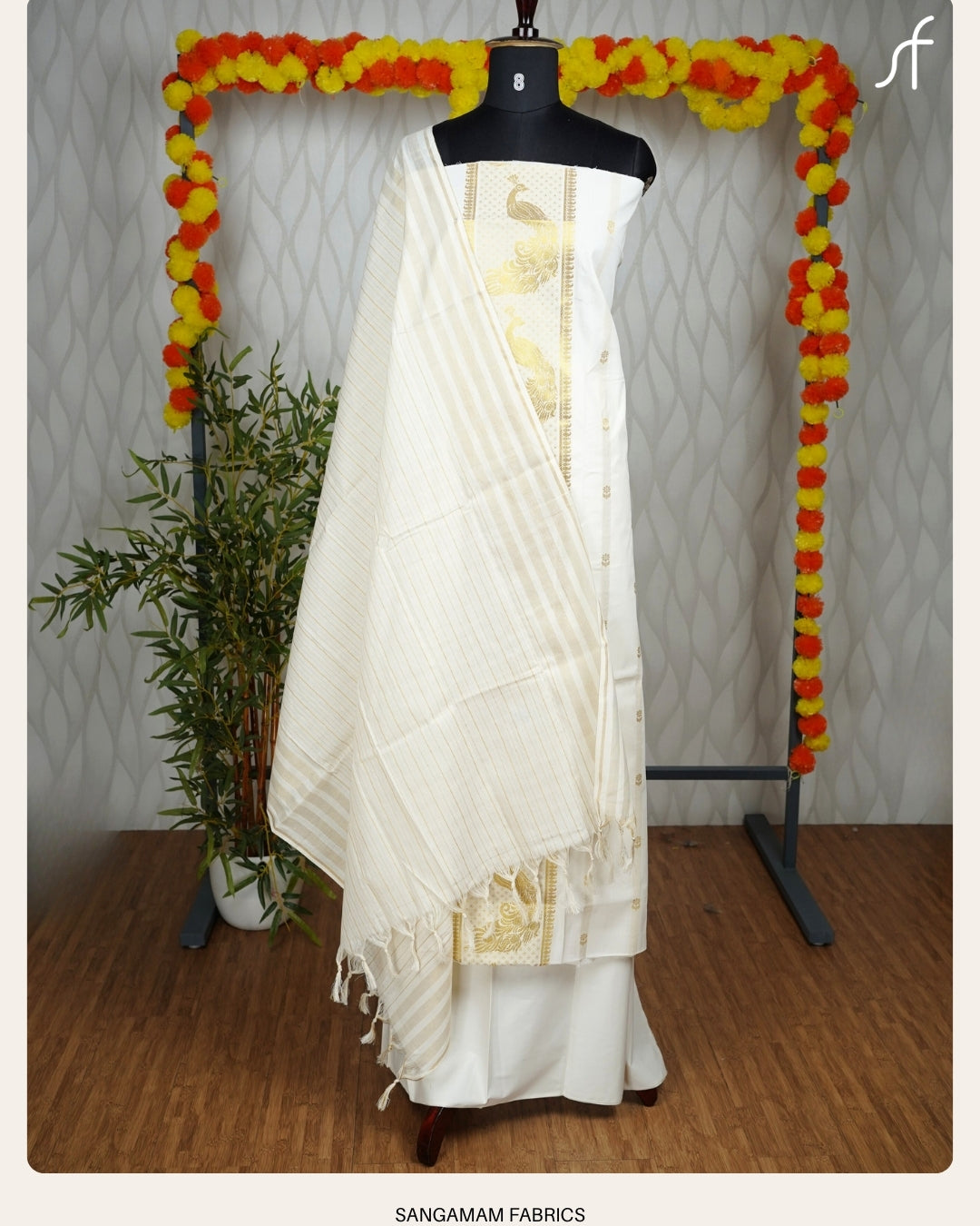 ONAM TRADITIONAL PATTERN SALWAR SUIT